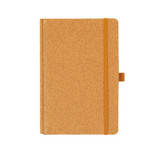 Customized Cross-Border Cork Grain Notebook Export Strap Horizontal Line Notepad Environmentally Friendly Wood Grain Diary Printed with Logo