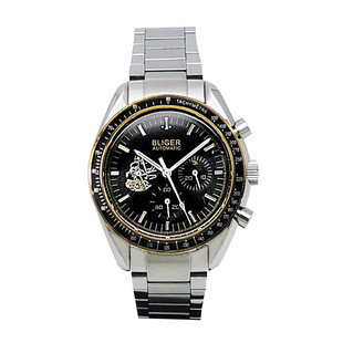 Black Technology Automatic Mechanical Watch Men's Sapphire Steel Men's Fashion Waterproof Luminous Atmosphere Business Men's Watch