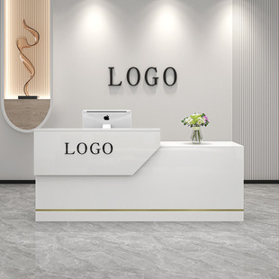 Cashier Counter Bar Counter Shop Small Clothing Store Beauty Salon Barber Shop Counter Table Company Front Desk Reception Desk Simple