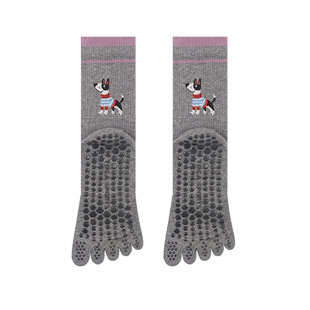 Yoga socks children non-slip silicone professional five-finger socks indoor fitness pilates cartoon puppy socks