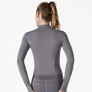 Tight Yoga Jacket Slim Fit Slim Fitness Running Sports Yoga Jacket