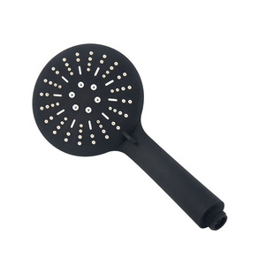 Black Shower suit Large Water Nozzle Bath Hand Shower Third-gear Bath Pressurized Black Hose suit