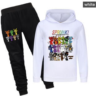 sprunki rhythm box boys and girls sweater casual trousers suit 3999