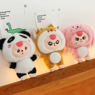 Cross-border New Three-year-old Doll Internet-famous Cute Children's Comfort Doll Pillow Ear-hanging Rabbit Plush Doll Foreign Trade