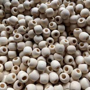 11mm small wooden beads painted loose beads wooden crafts spacer beads Children DIY jewelry accessories beaded material
