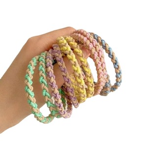 Candy color hair band Internet celebrity girl ins children hair band female magic candy bold color rubber band hair band hair accessories