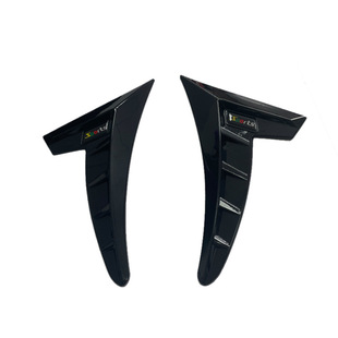 Car modification shark fin side fake air outlet Hood modification body Fender decorative stickers Universal
