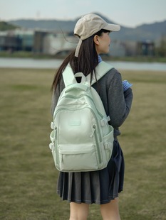 Senior high school Schoolbag New Simple Ins Harajuku Style High School Junior High School Students Large Capacity Travel Backpack