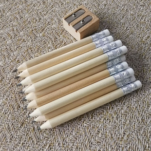 in stock log monochrome small short pencil sharpening 88mm lottery station restaurant hotel conference