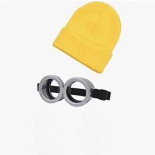 Hot Selling Funny Children's Movie Thief Daddy Minions Glasses Wig Halloween Holiday Party Glasses