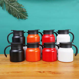 316 stainless steel heat preservation teapot coffee pot old white teapot household teapot portable stuffy pot heat preservation pot