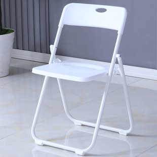 Computer Stool Backrest Chair Home Dormitory Simple Portable Folding Chair Conference Chair Office Chair Dining Chair
