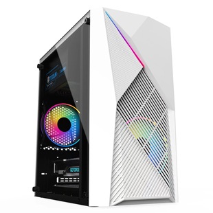 Cross-border Tianqi RGB light bar computer case desktop home business office network coffee e-sports game case