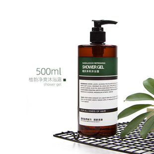 Home Daily 500ml Bottled White Tea Shampoo Hotel Hotel Homestay Disposable Body Soap Hair Care and Moisturizing