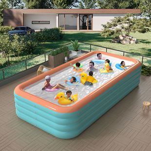 Oversized Children's Inflatable Swimming Pool Household Baby Baby Swimming Bucket Thickened Folding Adult Children's Play Pool
