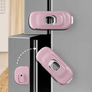 Baby anti-open wardrobe cabinet cabinet door lock pair lock protective lock refrigerator microwave oven lock child safety lock