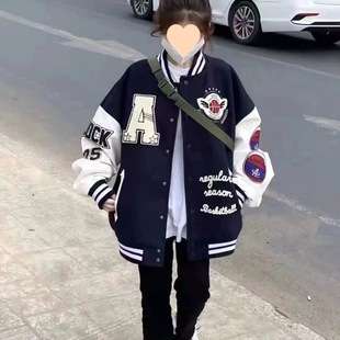 Baseball Suit Girls Early Spring and Autumn 2025 New Junior High School Senior high school Students American Loose Casual Joker Jacket