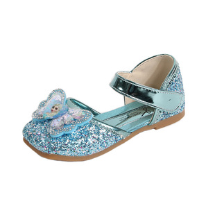 Children's Princess Shoes 2024 Summer New Girls' Shoes Big Children's Crystal Shoes Girl's High Heeled Sandals Trendy