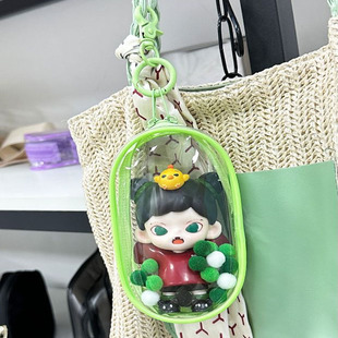 Data cable charger charging storage transparent winding portable portable go-out headset storage box mobile phone finishing box