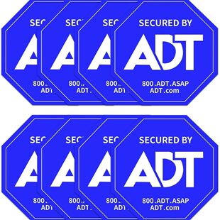 Спот трансграничный знак безопасности ADT супер чистый печатный материал предупреждающий знак наклейки водонепроницаемое украшение окна