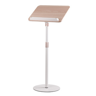 Multifunctional Lifting Notebook Learning and Reading Support Frame Angle Rotating Wood Grain Reading Rack Reading Stand
