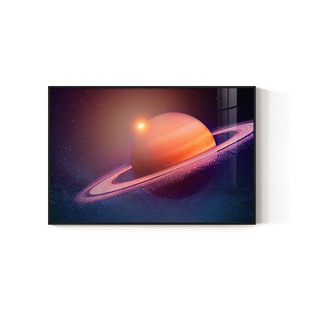 Planet Decorative Painting Cool Space Shining Galaxy Poster Bedroom Bedside Living Room Sofa Internet Cafe Electric Competition Room Hanging Painting