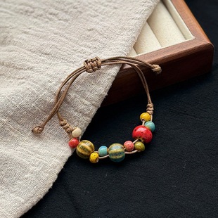 Jingdezhen Ceramic Bracelet Zen Art New Chinese Girlfriend Mori Guofeng Original Bracelet Bracelet