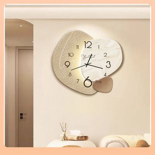 Clock Wall Clock Living Room Light Luxury Fashion Simple Modern Decorative Clock Wall Quartz Internet Celebrity Hanging Watch Restaurant Home