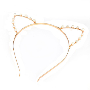 Cat Ear Hairpin Japanese Style Headband Women's Hairpin Hairband Fairy Style Hairband for Face Wash Rabbit Ear Hairband for Outer Wear