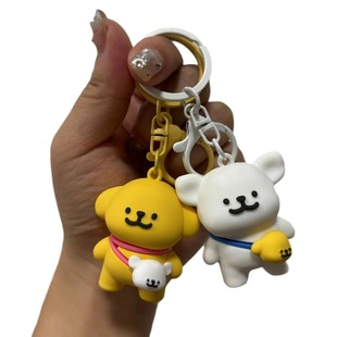 Line puppies we want the world's first good blind box I two world flocking doll tide play hand gift