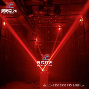 KTV полноцветная звуковая лампа домашнего шестирука качает головой