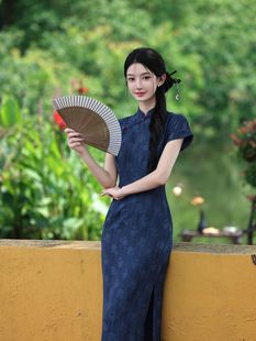 Chunxiao Retro Daily Cheongsam Dignified Gentle Small Fresh Literary Style Sweet National Style 2024 Dress Summer