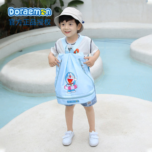 Детский рюкзак Doraemon, сумка для плавания, влажный и сухой раздельный рюкзак, Большая вместительная сумка для хранения, дорожная пляжная сумка