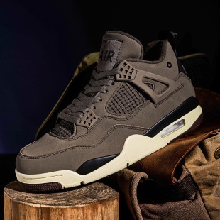 Aj4 Men's Shoes Pure Original High-top Sports Nai Guan 2024 New Putian Elevated Basketball Board Shoes Women's Nai Guan