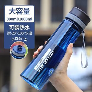[Новый летний пластиковый спортивный стакан для воды большой емкости для мужчин и женщин на открытом воздухе спортивный стакан для студентов портативный космический кубок
