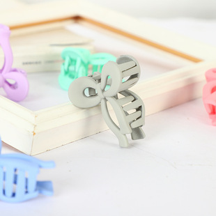 Korean-style Sweet Macron Color Grab Hairclip Cute Girl's All-match Sandy Bangs Broken Hair Back of Head Hair