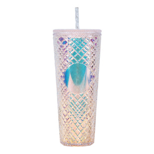 New hot selling fashion rattan straw Cup 710ml large capacity indoor drinking cup multicolor optional factory direct supply
