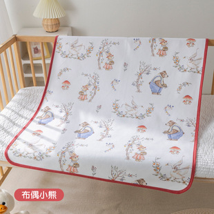 Baby Waterproof Diaphragm Pad Baby Large Size Combed Cotton Mattress Four Seasons Washable Diaphragm Mat