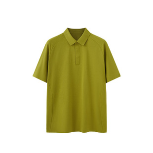 Jie Zhan Men's Wear | Ultrasonic Pressure Polo Lapel T-shirt 2025 Spring/Summer New UPF50 Sunscreen Quick Drying Short Sleeve