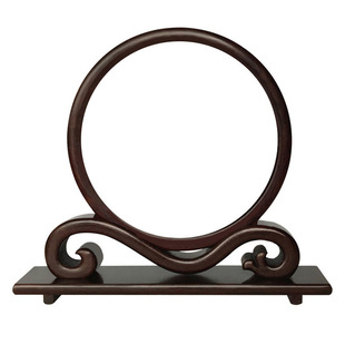 Wooden Frame Double-sided Embroidery Suzhou Embroidery Photo Studio Photo Frame Paper-cut Decoration Characters Straw Painting Fetal Hair Painting Inlaid Stone Shadow
