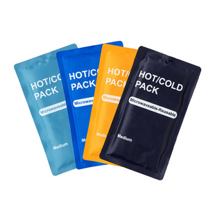 Cross-border hot selling nylon spinning cold and hot compress ice bag reusable soft gel physiotherapy ice bag