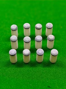 Pool cue gun head set small head big head leather head plastic set billiard male pole billiard supplies accessories complete club head cap