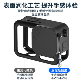 Применимо gopro13 силиконовая защитная крышка объектива 12 11 9 защитная крышка батарейная крышка анти-падение комплект аксессуаров корпуса