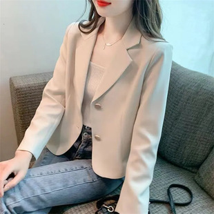 Short Short Suit Jacket Women's 2024 Spring and Autumn New Fashion Elegant Small Suit Design Niche Top