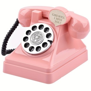 Ins telephone money jar gift ornaments children's creative retro piggy bank plastic piggy bank wholesale