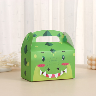Candy box square bottom western point box wholesale Mufen box animal hand box cake box farm small animal hand box
