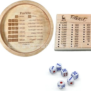 Трансграничный новый поднос Farkle Dice Tray