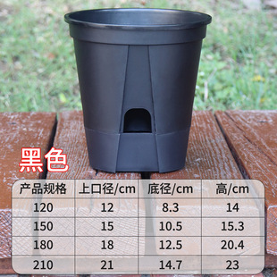 Water Storage Green Mountain Basin Self-Absorbent Lazy Plastic Thickened Breathable Semi-Hydroponic Large PP Resin White Root-Controlled Flower Pot