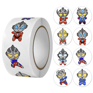 Cartoon Animal Sanrio Roll Sticker Cartoon Cute High Color Value Hand Account Decoration Sealing Sticker Student Tape