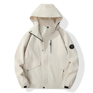 Jacket Men's and Women's Spring Windproof Waterproof Jacket Jacket Outdoor Mountaineering Sports Leisure Couple Large Capacity